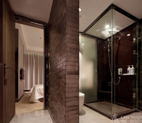 宾馆设计效果图,宾馆装饰实景图