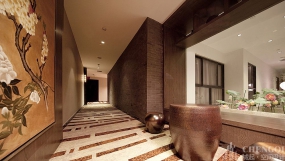 宾馆装饰效果图,宾馆空间装饰实景图