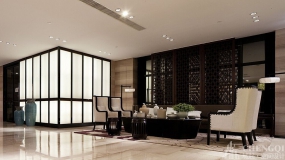 宾馆装饰实景图,宾馆装饰案例图