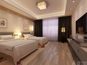 宾馆装饰案例图,宾馆装饰效果图