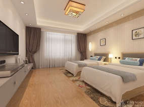 宾馆空间设计案例图,宾馆空间设计效果图