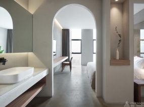 酒店空间设计效果图,酒店装修设计实景图