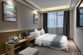 酒店设计效果图,酒店装修实景图