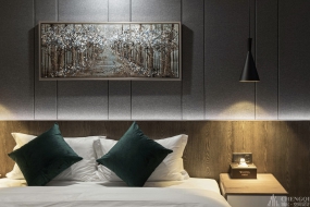 酒店空间设计效果图,酒店装修设计实景图