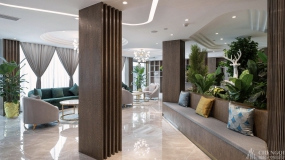 酒店设计效果图,酒店装修实景图