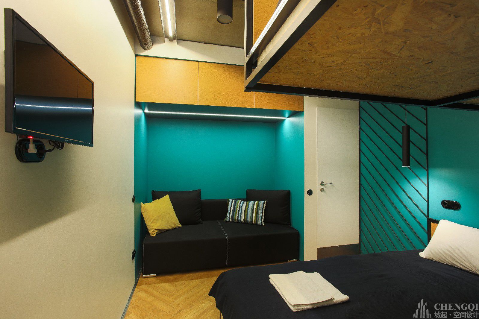 旅社设计实景图,旅社设计案例图