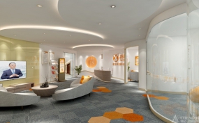 办公室洽谈区设计效果图