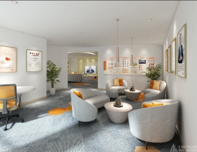 办公空间装修设计实景图