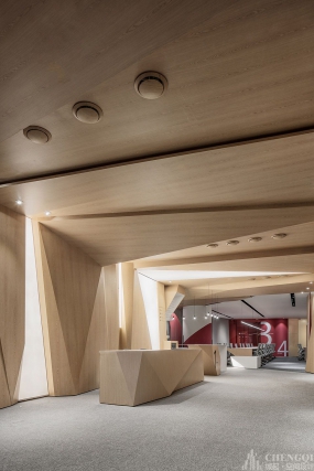 科技办公室空间设计案例图,科技办公室空间设计效果图