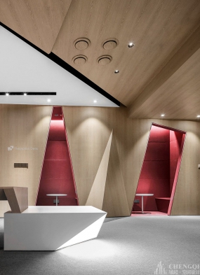 科技办公室装修设计案例图