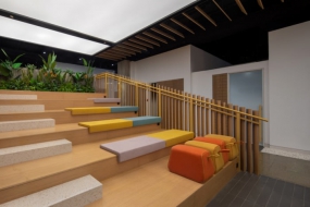 阶梯培训室吊顶效果图