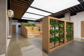 办公室培训阶梯教室风格图