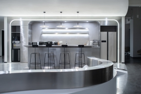 loft风格办公室茶水区图片