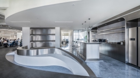 工业风办公室茶水间设计图片