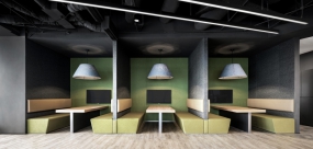 黑白灰风格卡座设计图片