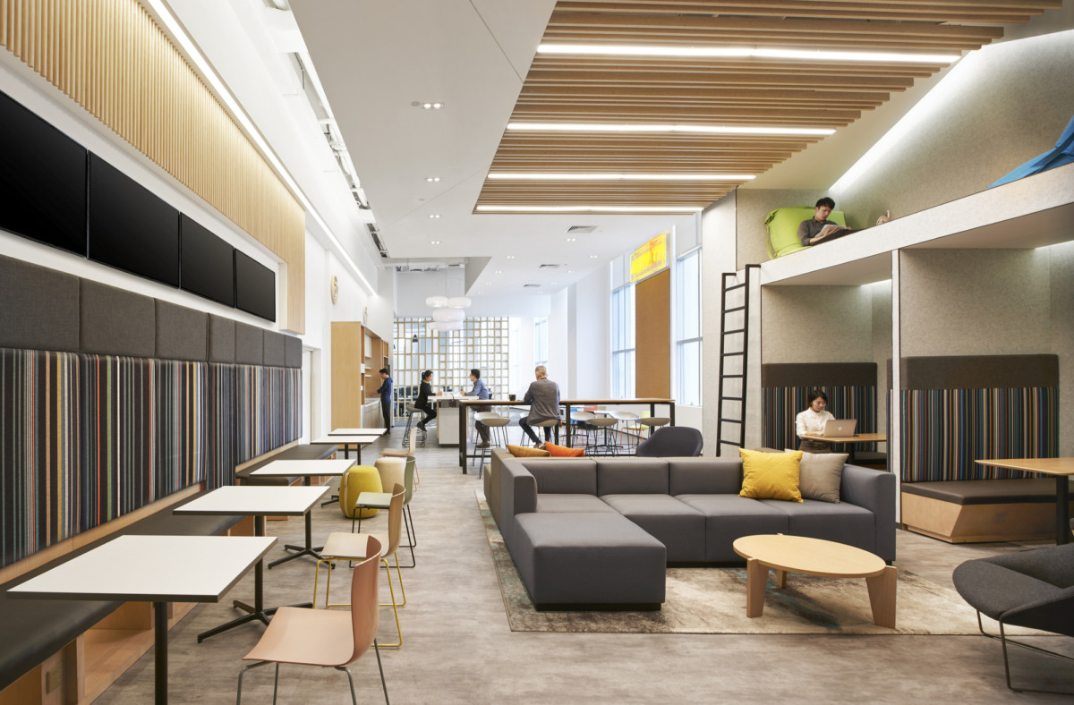 工业风办公室洽谈区装饰设计效果图,工业风洽谈区设计效果图欣赏