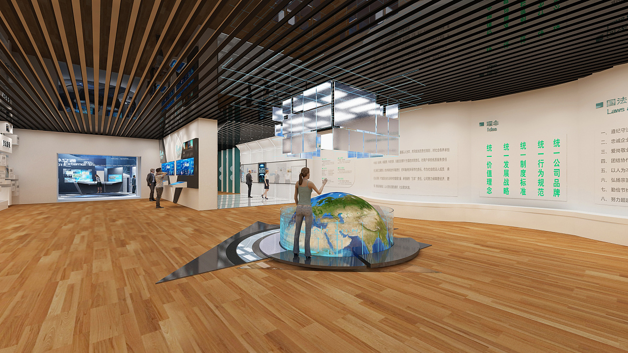  国家电网展厅,展厅装修设计案例