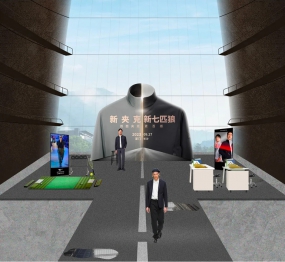 男装直播间设计装修效果图