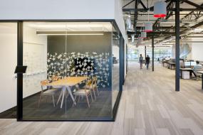 开放式办公室会议室装修效果图