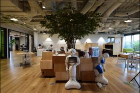 loft办公室展示区装修效果图片