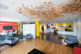 综合办公室前台设计效果图片