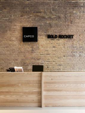 公司前台logo背景墙设计效果图