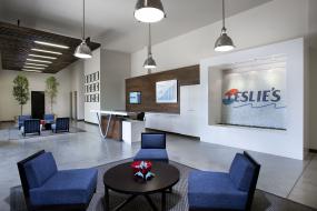 办公室装修前台设计效果图