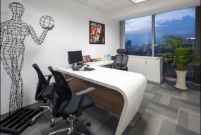 现代总经理办公室效果图展示