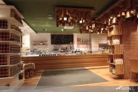 简约风格室内设计奶茶店装修图