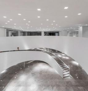 展厅设计简中式吊顶效果图