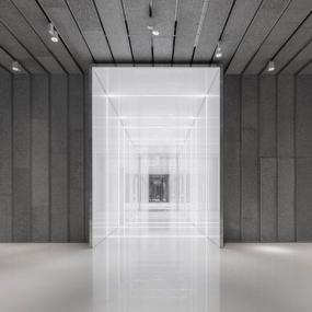 私人企业展厅室内设计效果图