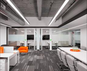 玻璃办公室小隔断装修效果图