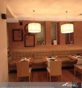 室内设计现代简约风格奶茶店装修图