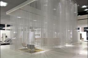 简约黑白风格展厅装修效果图