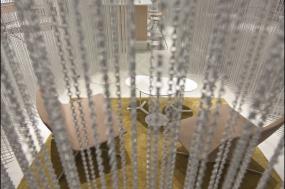 中式风格设计家具展厅效果图