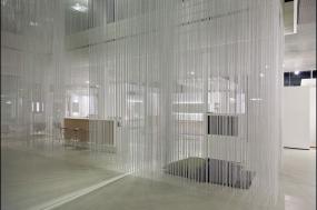 展厅室内米白色地砖装修效果图片