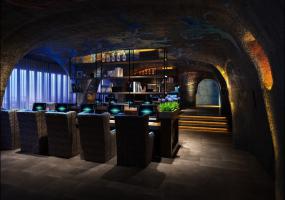 现代简约风格网吧装修效果图