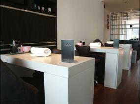 欧式田园风格美甲店装修图片