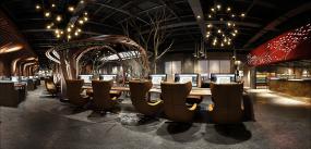 大型网吧室内装修设计效果图