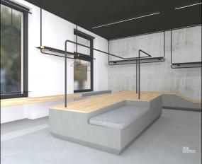 童装店门面橱窗装修图片