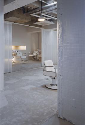 韩国美发店门面装修风格