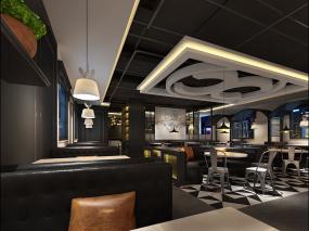 高档火锅店装修图片