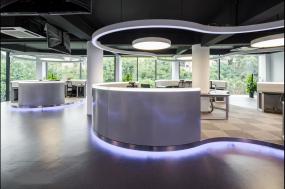 写字楼前台装修图片