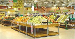 大型水果店面装修效果图