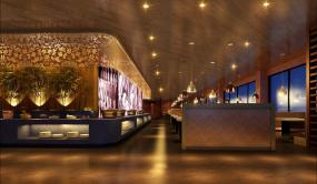 普通烧烤店装修效果图