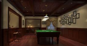 台球厅装修房顶效果图