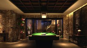 100平台球厅装修效果图