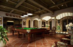 地下室台球厅装修效果图