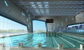 游泳馆设计效果图