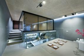 小户型酒店式公寓实木餐桌设计图